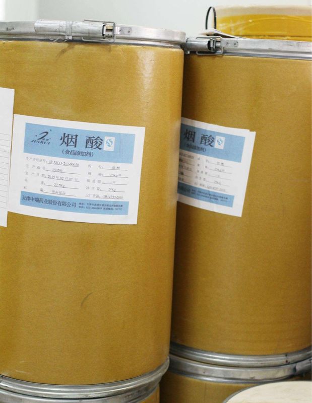 White Crystalline Powder Nicotinic Acid For Medicine / Feedstuff / Electroplate Field