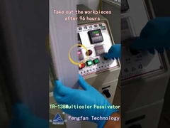 जिंक चढ़ाना त्रिसंयोजक पीला निष्क्रियता, त्रिसंयोजक क्रोमियम निष्क्रियता; उच्च संक्षारण सुरक्षा